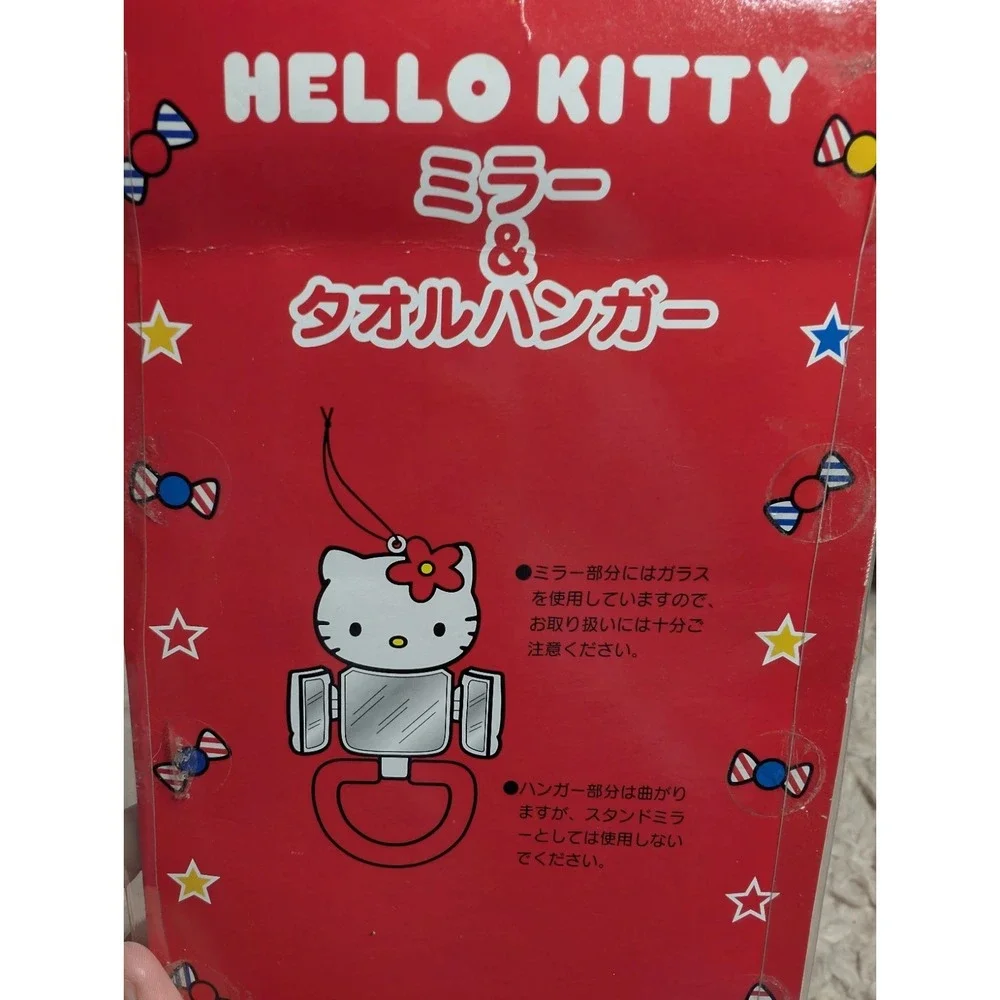 Vintage hello Kitty Handheld Mirror 2002 Sanrio Tokyo, Japan